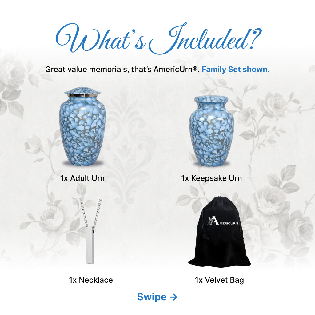 Motif Cloud Cremation Urn