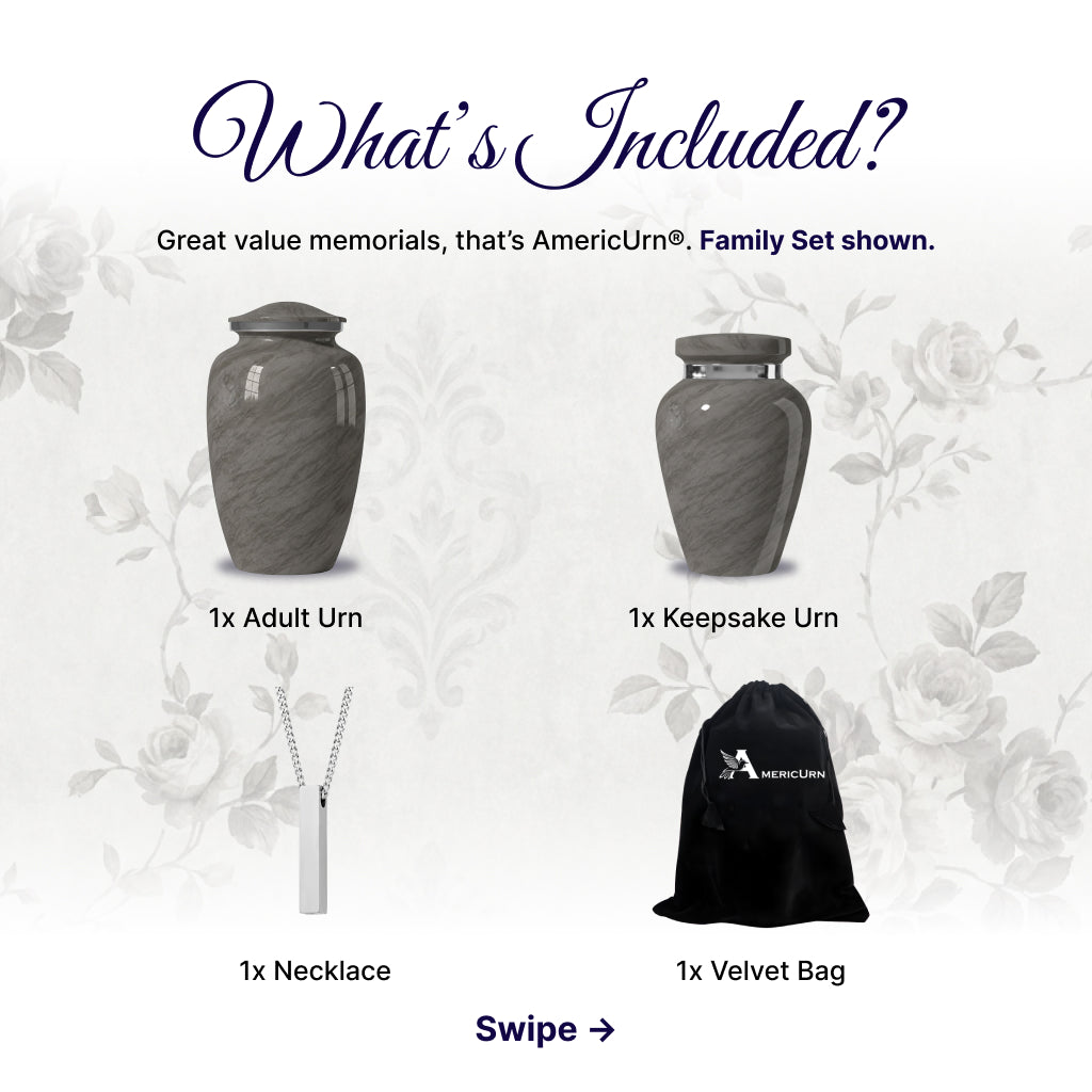 Motif Shadow Cremation Urn