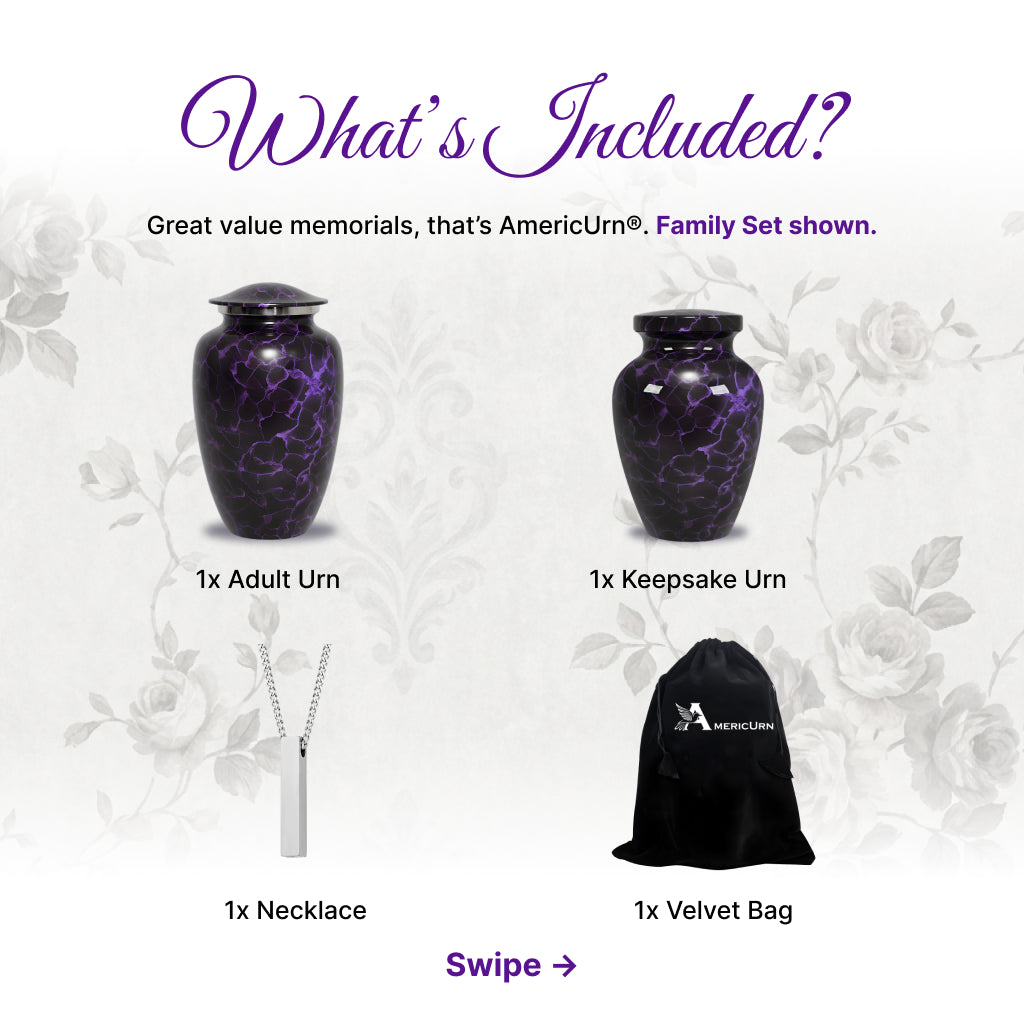 Motif Patch Cremation Urn