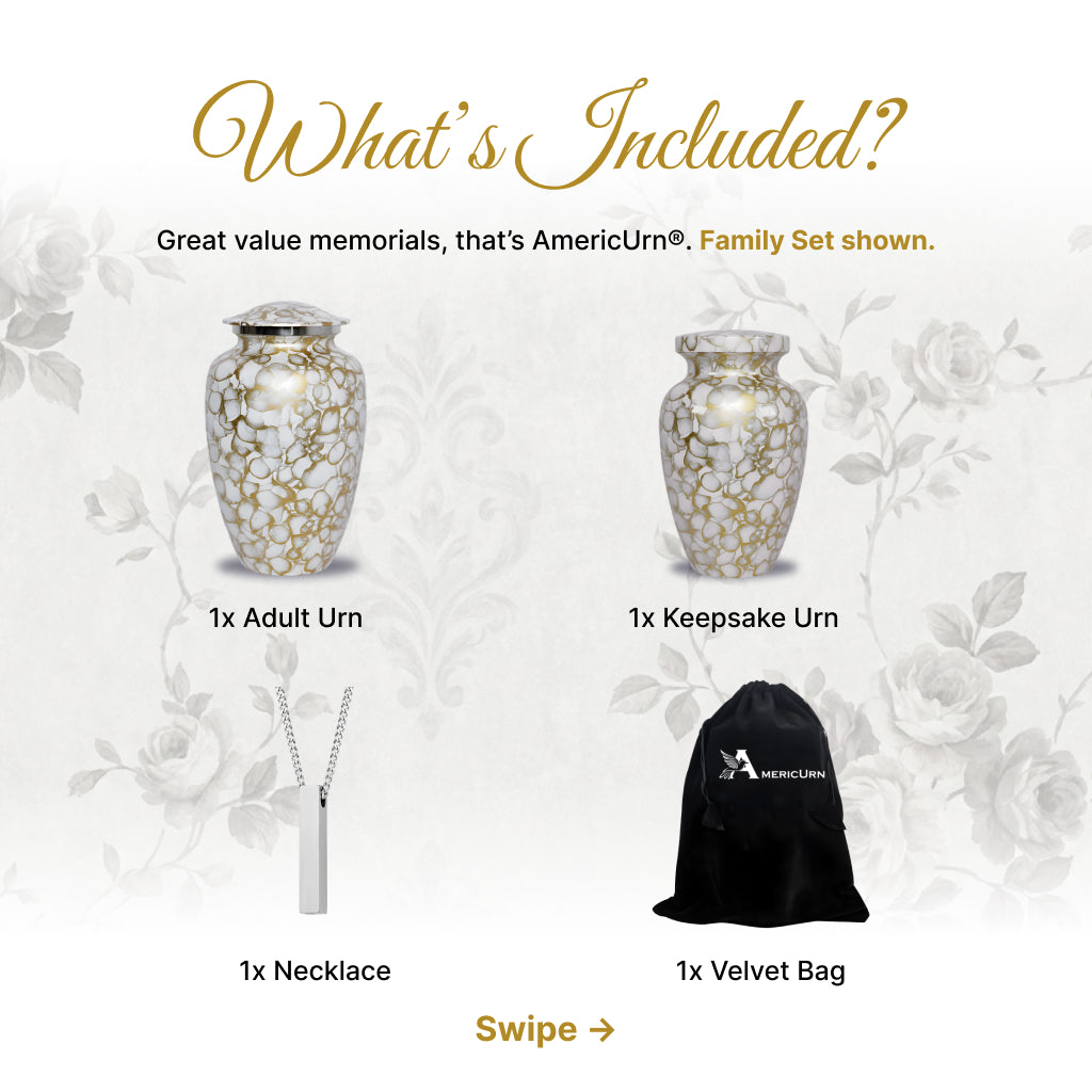 Motif Cloud Cremation Urn