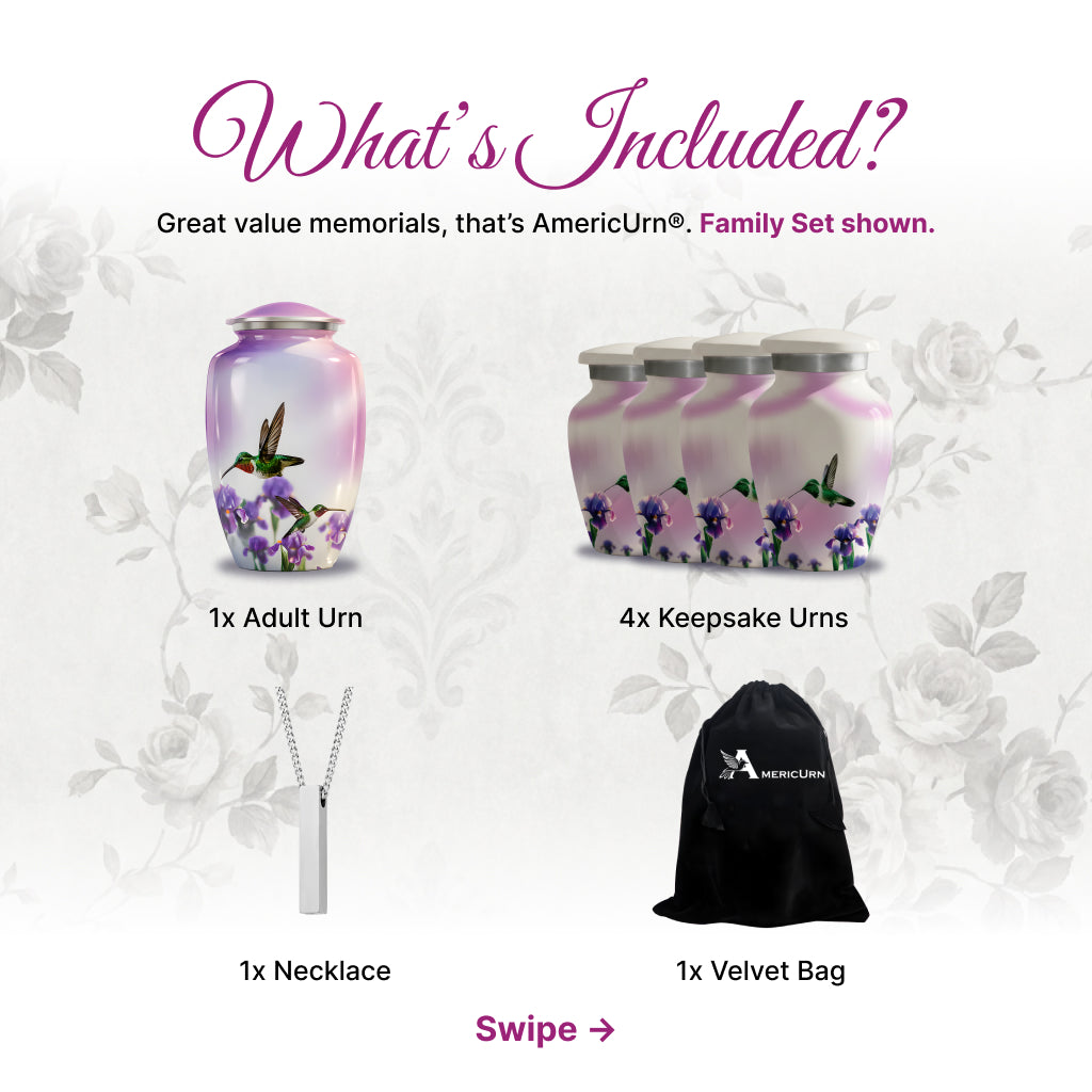 Hummingbird Image Cremation Urn