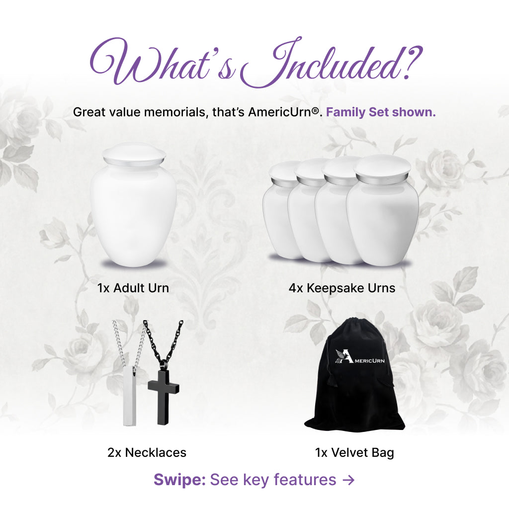 Serenity Curve Plain Urn