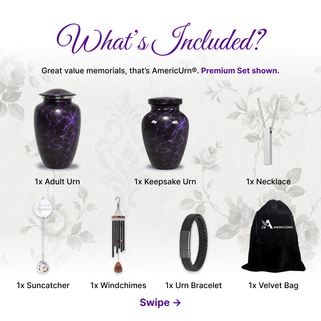 Motif Patch Cremation Urn