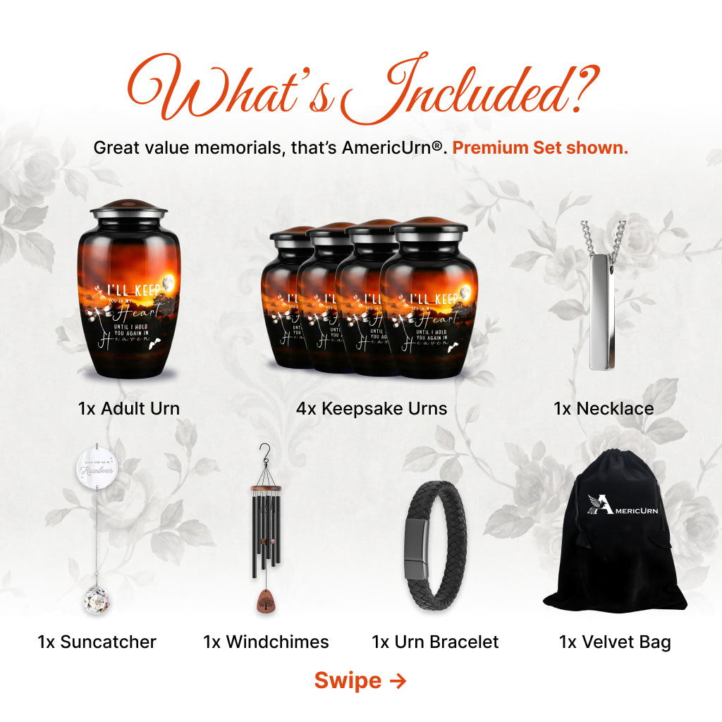 Sunset Quote Cremation Urn