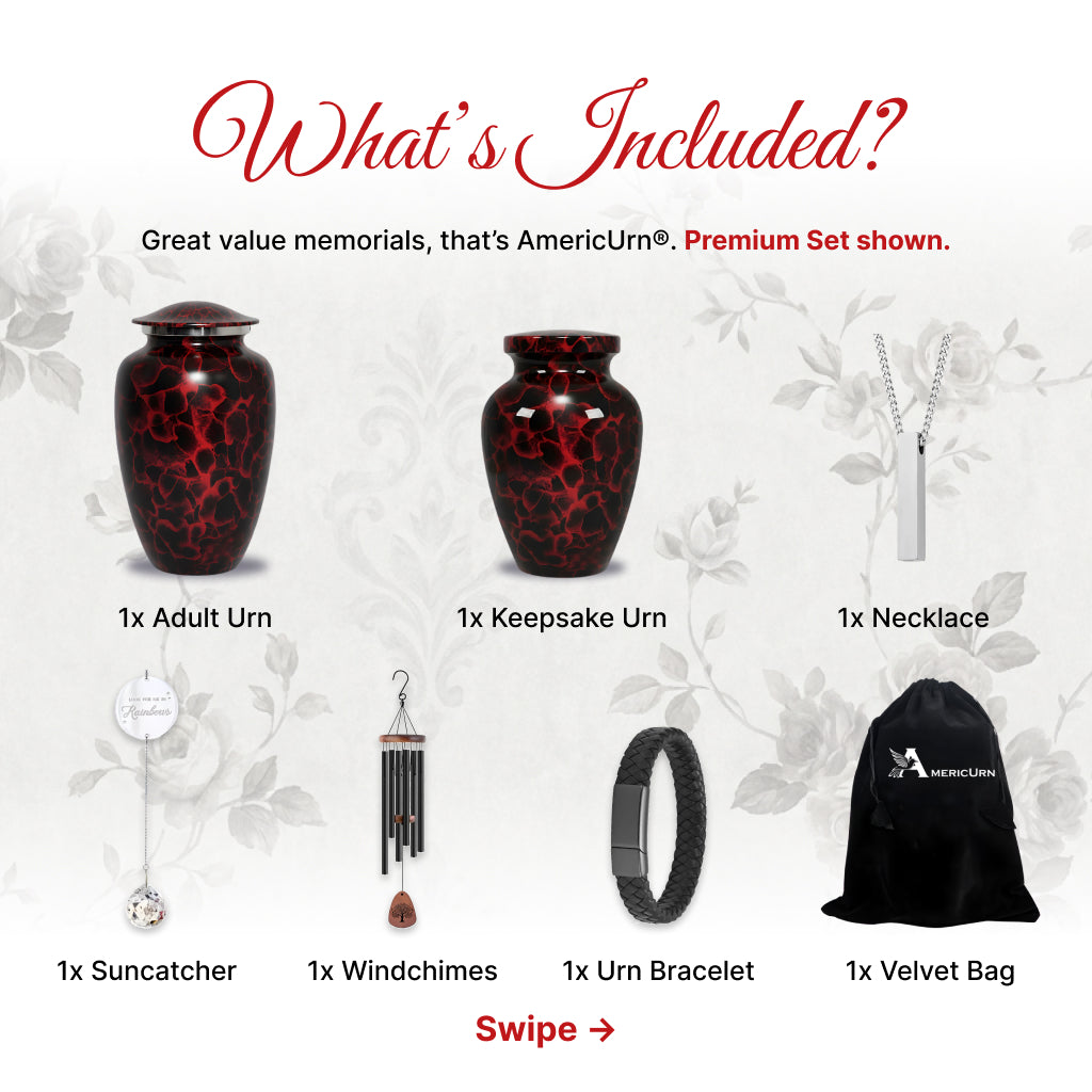 Motif Patch Cremation Urn