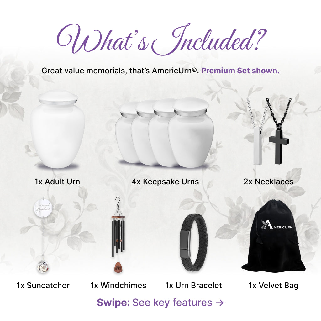 Serenity Curve Plain Urn