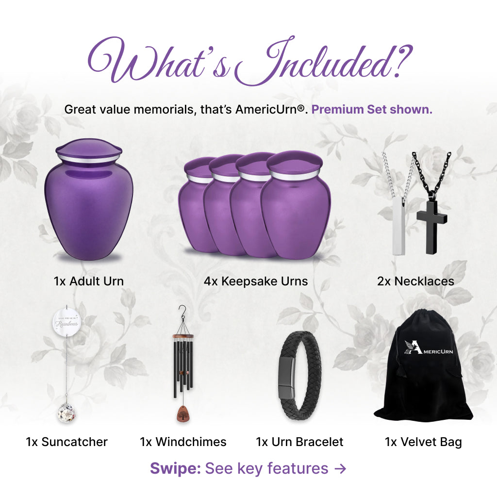 Serenity Curve Plain Urn