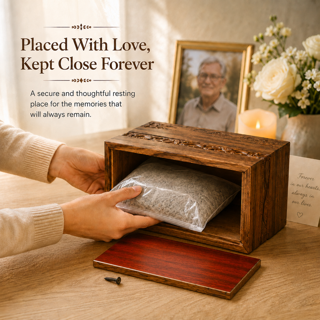 Heritage Wooden Cremation Urn