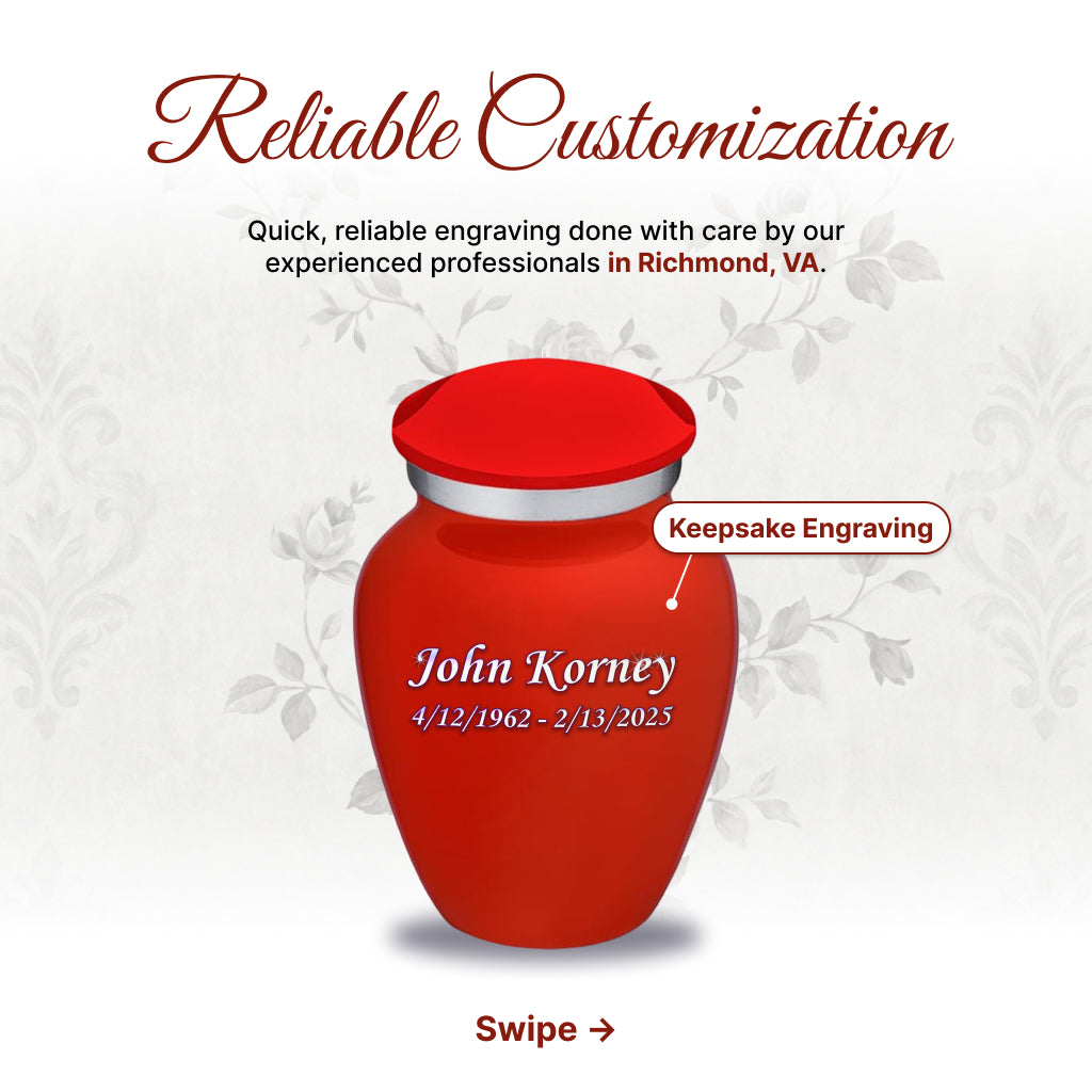 Serenity Curve Plain Urn