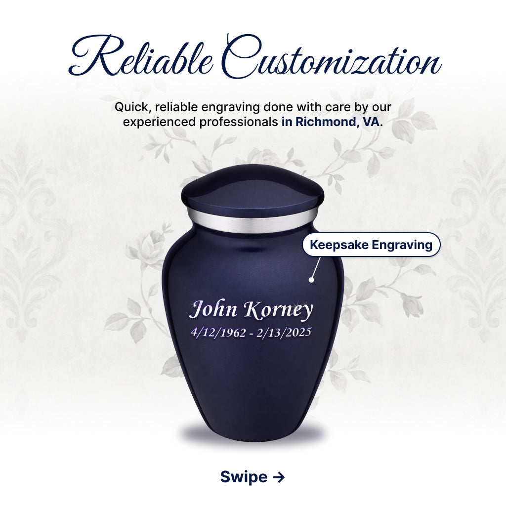 Serenity Curve Plain Urn