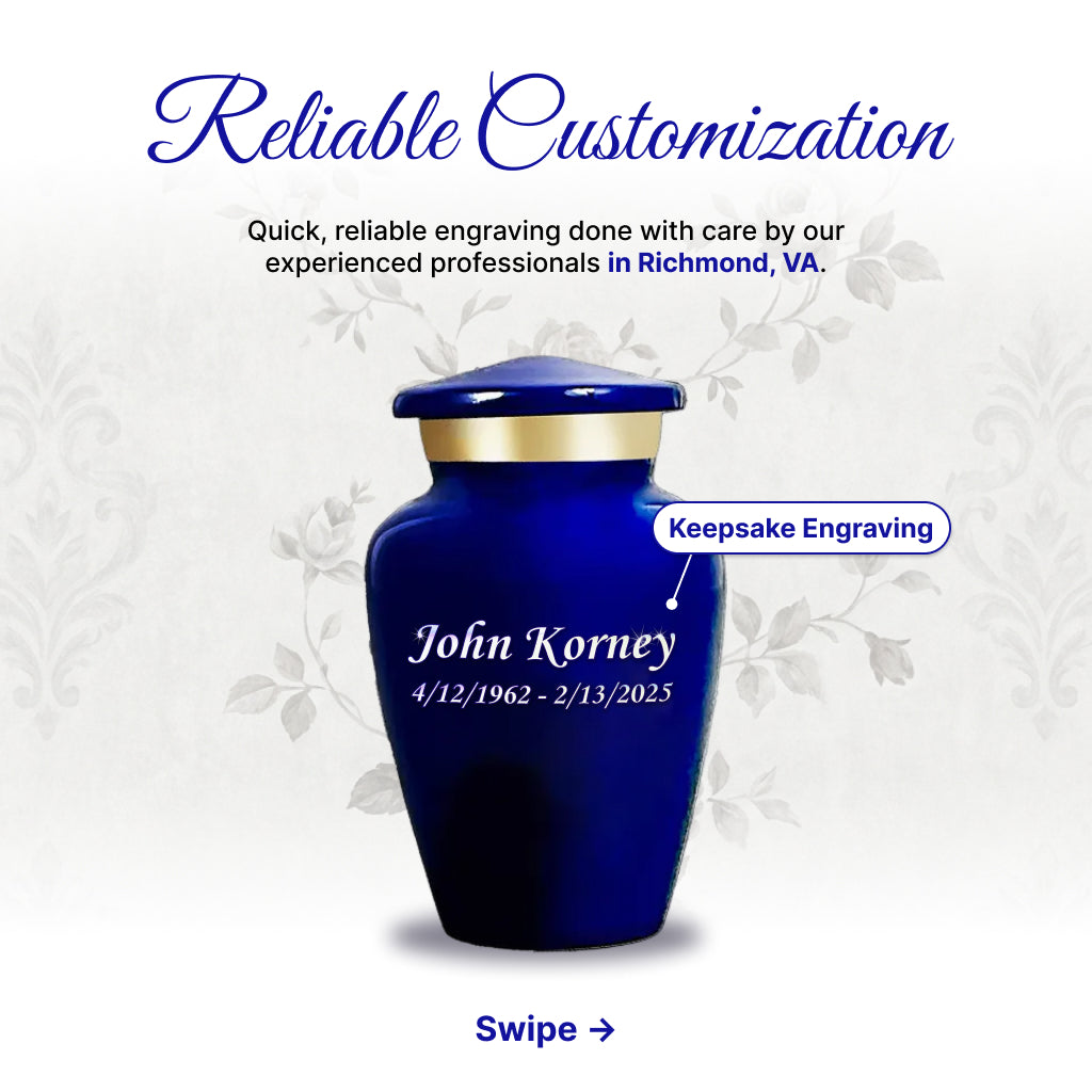 Ornate Tree of Life Motif Urn