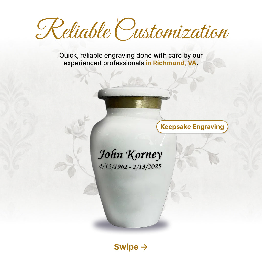 Ornate Tree of Life Motif Urn