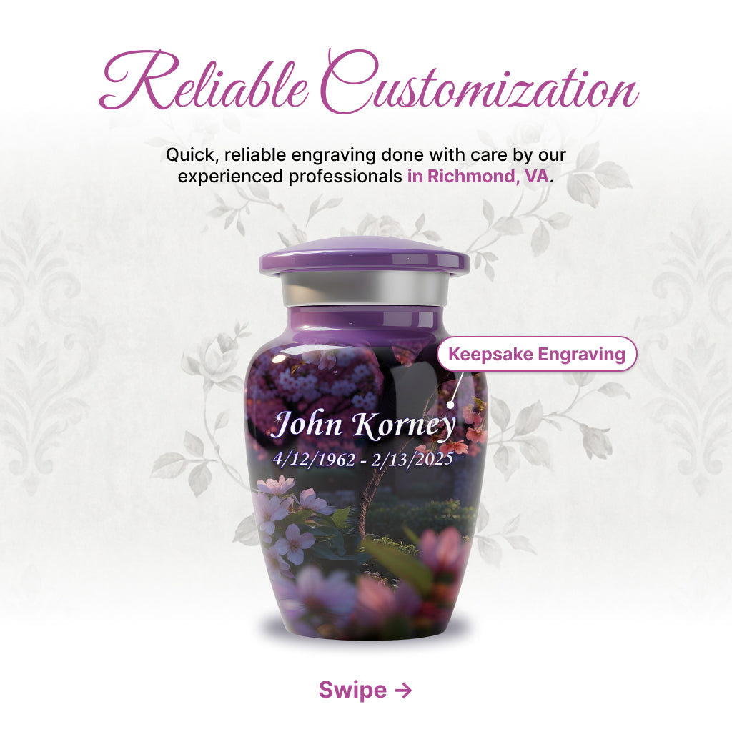 Hummingbird Image Cremation Urn