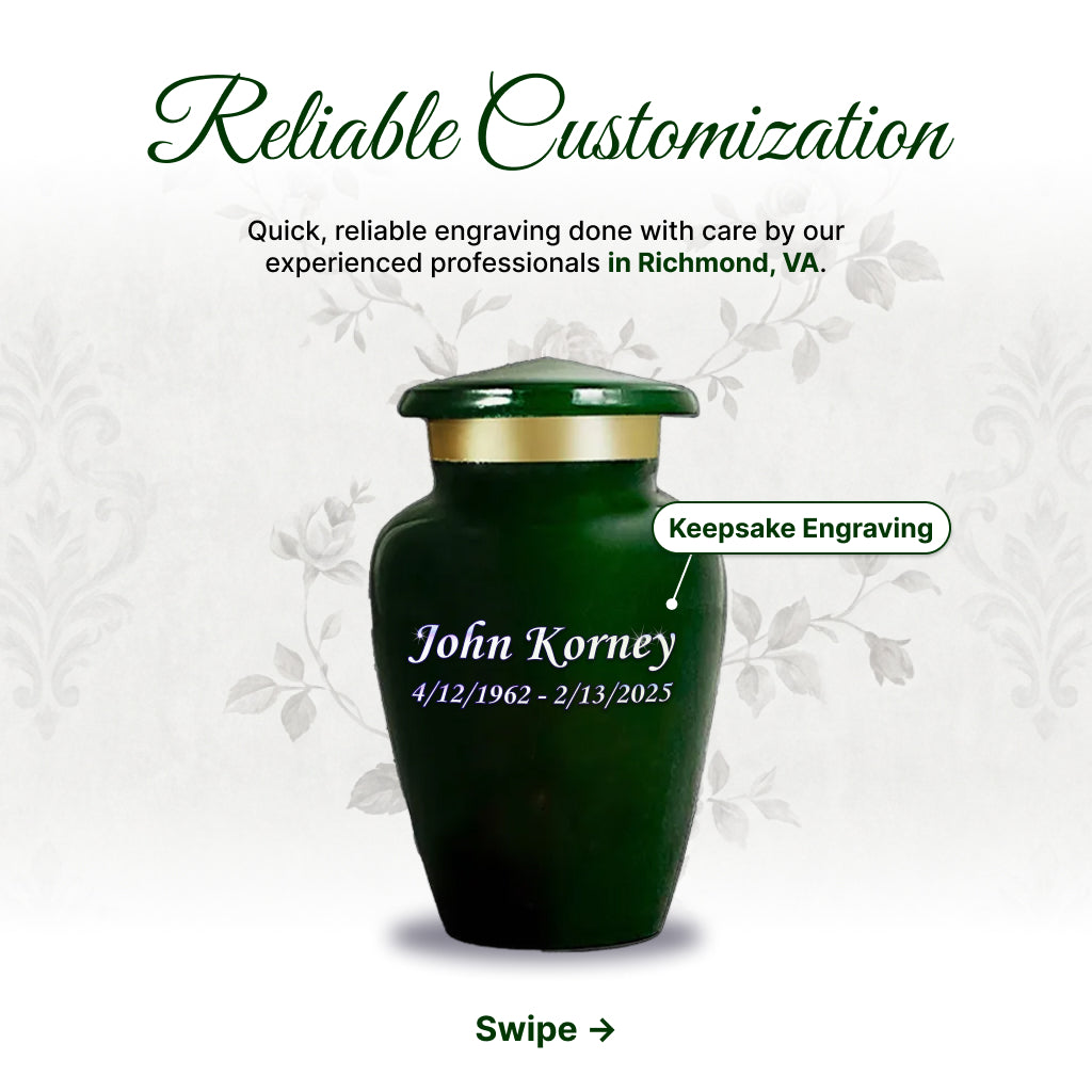 Ornate Tree of Life Motif Urn