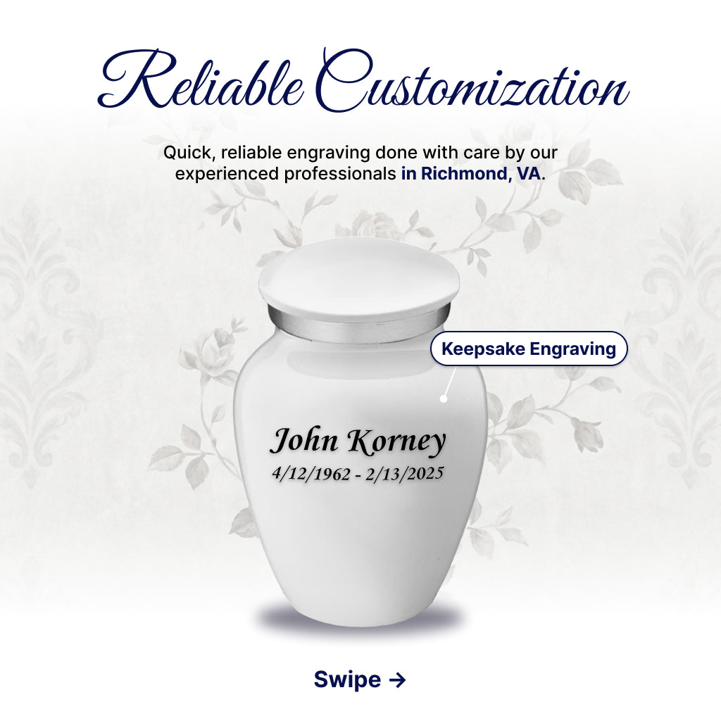 Serenity Curve Plain Urn