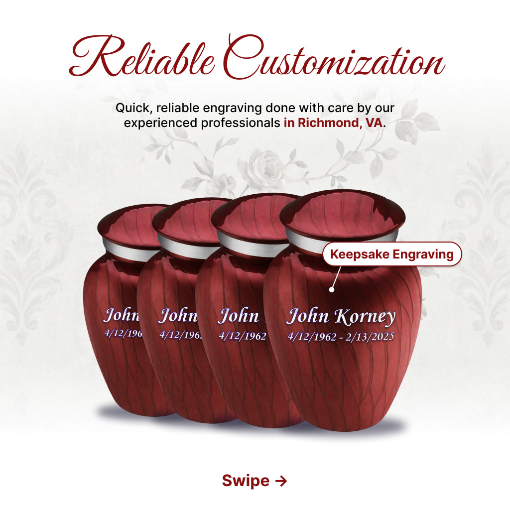 Serenity Curve Pearl Urn