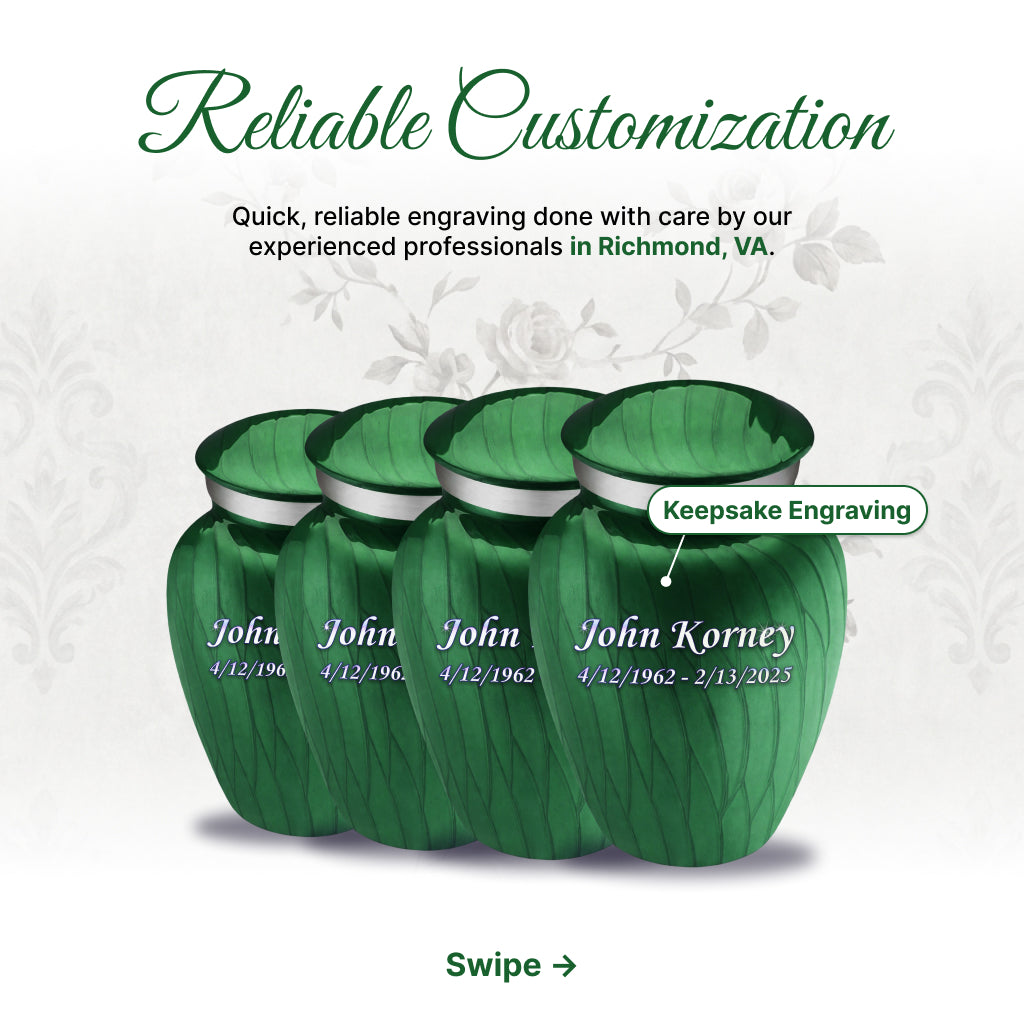 Serenity Curve Pearl Urn