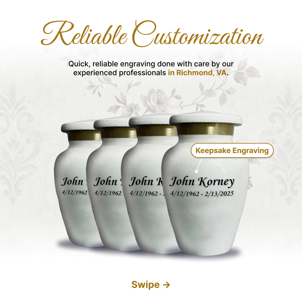 Ornate Tree of Life Motif Urn