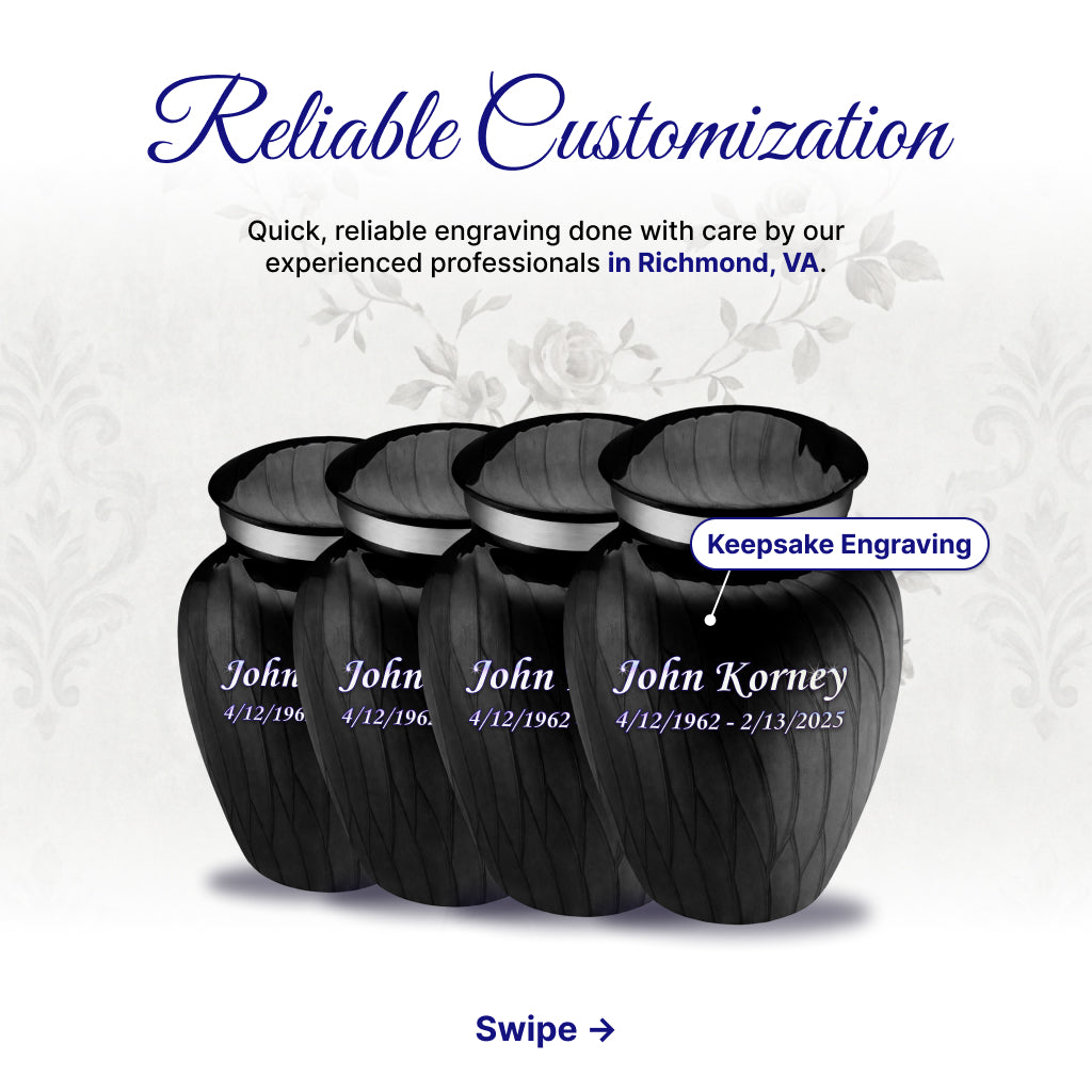 Serenity Curve Pearl Urn