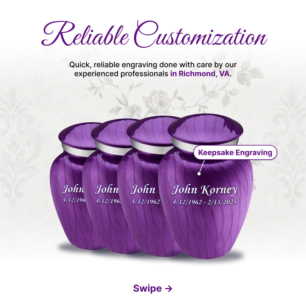 Serenity Curve Pearl Urn