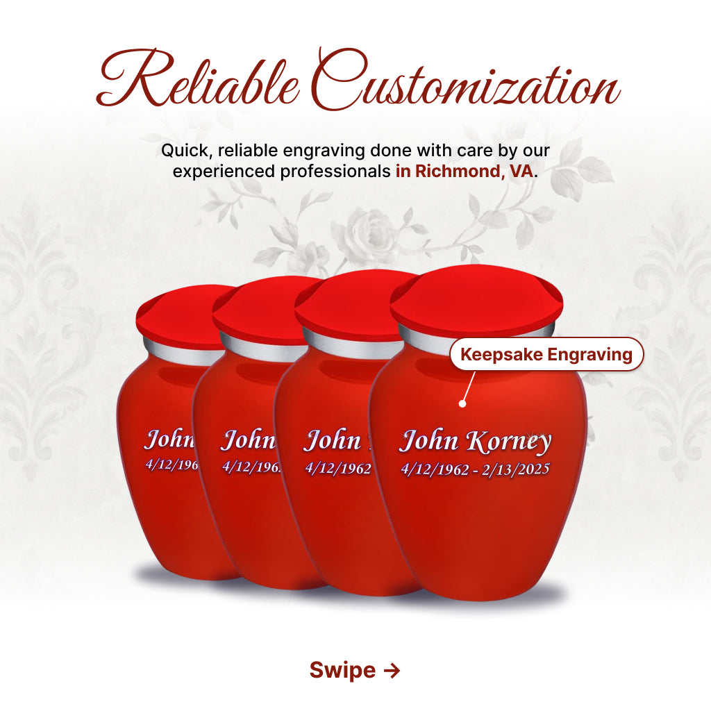 Serenity Curve Plain Urn