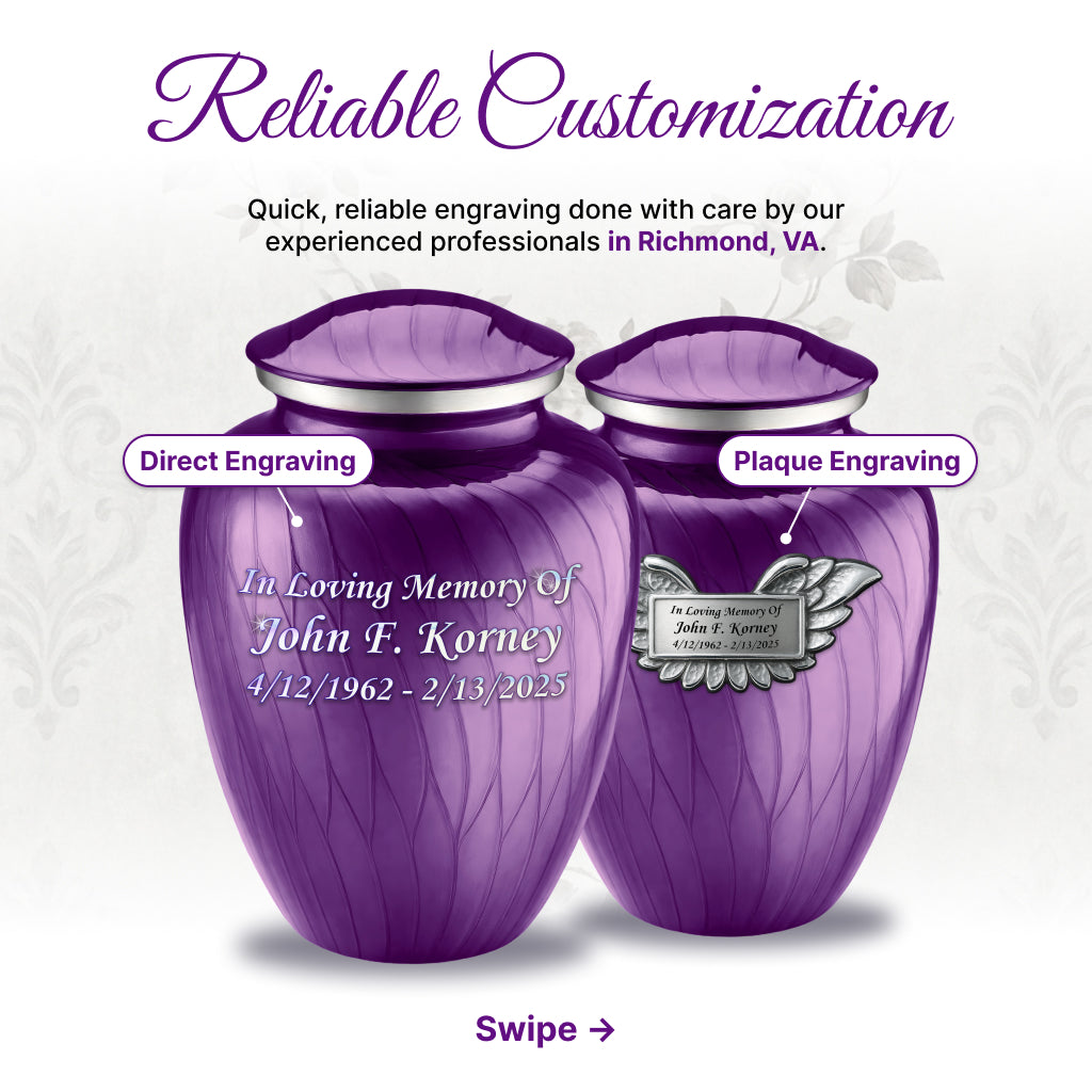 Serenity Curve Pearl Urn