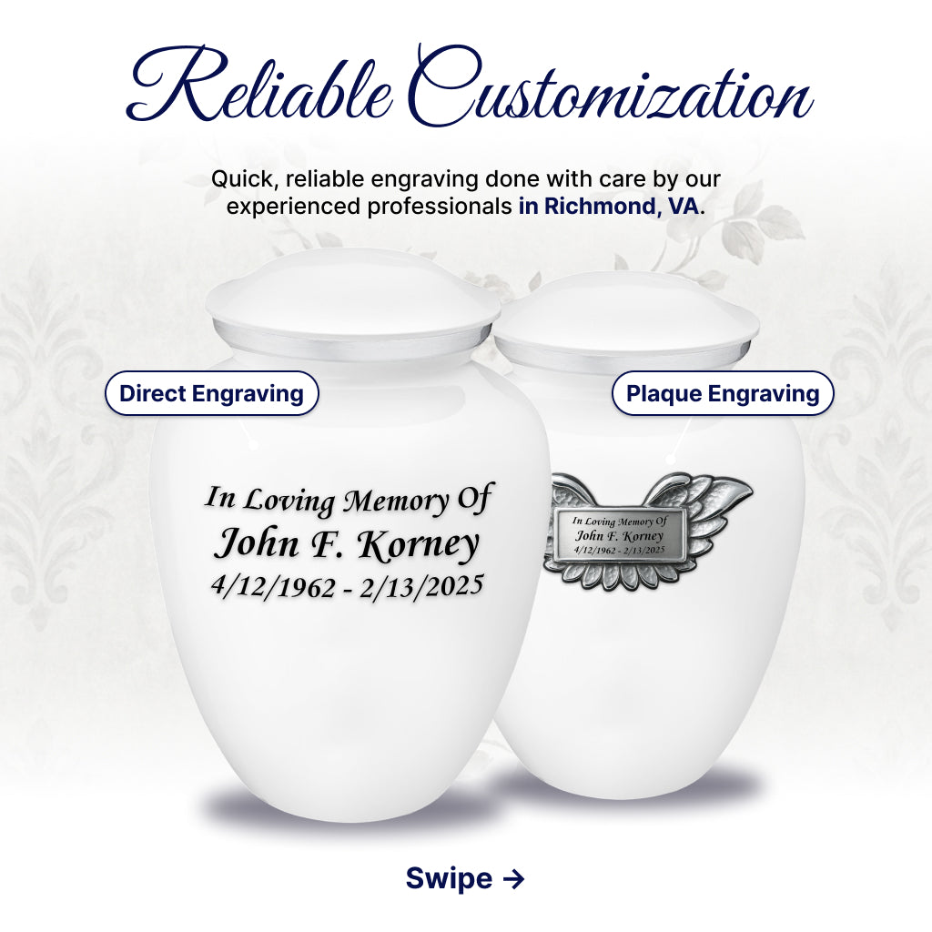 Serenity Curve Plain Urn