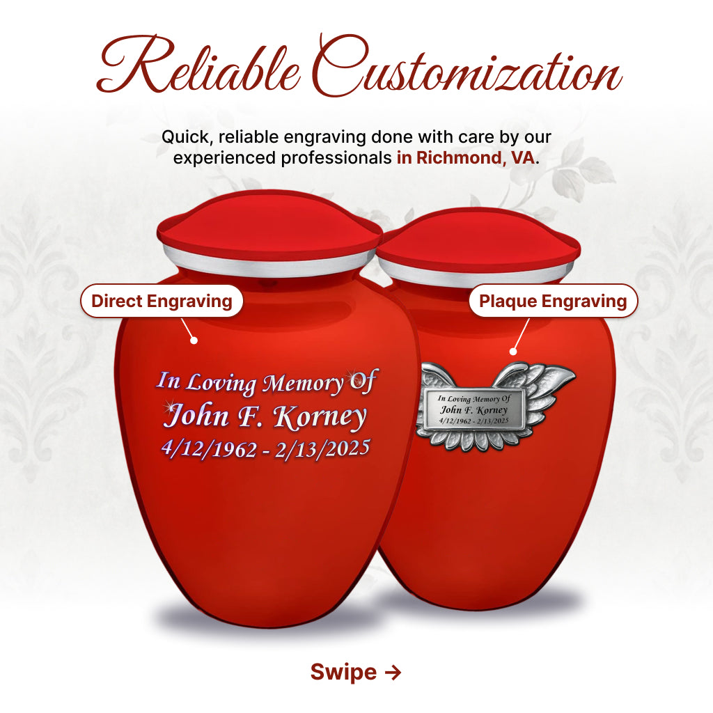 Serenity Curve Plain Urn