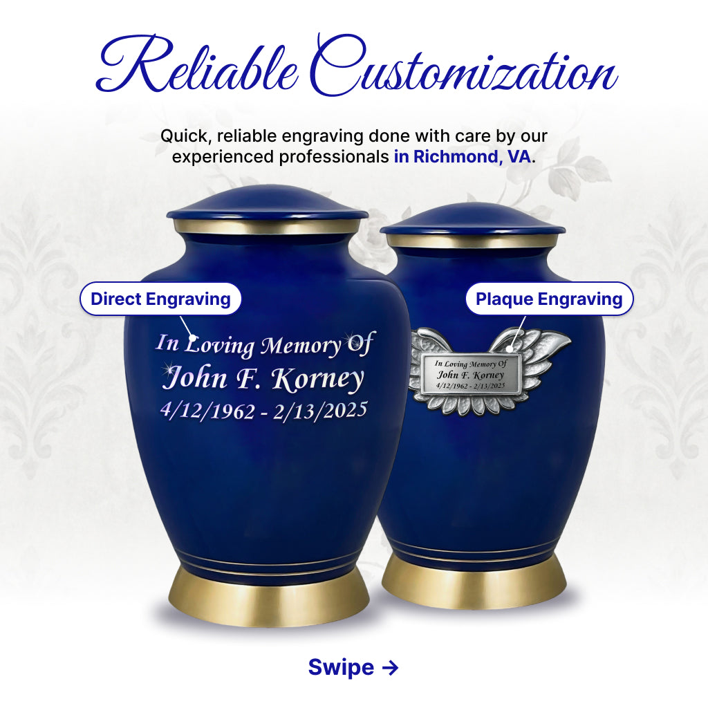 Ornate Tree of Life Motif Urn