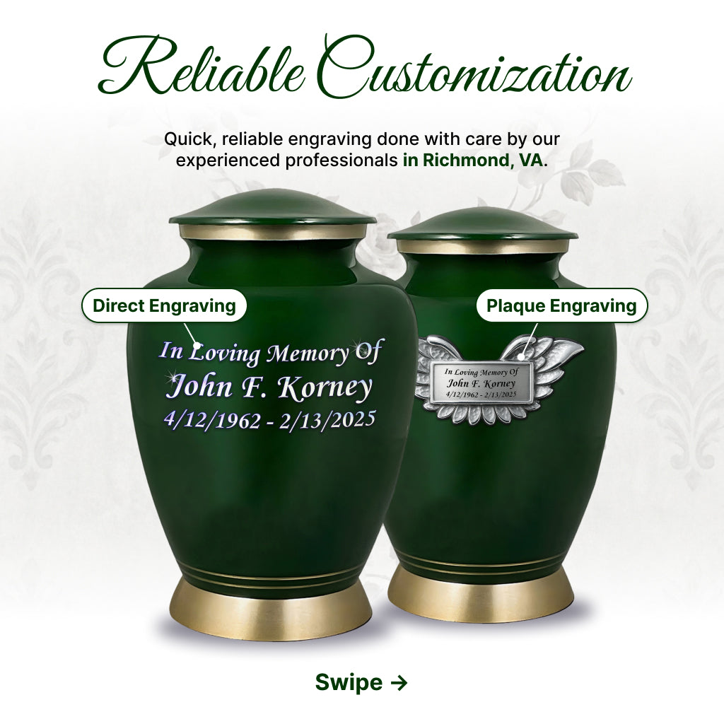 Ornate Tree of Life Motif Urn