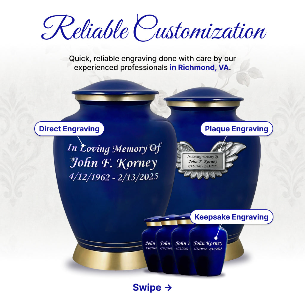 Ornate Tree of Life Motif Urn