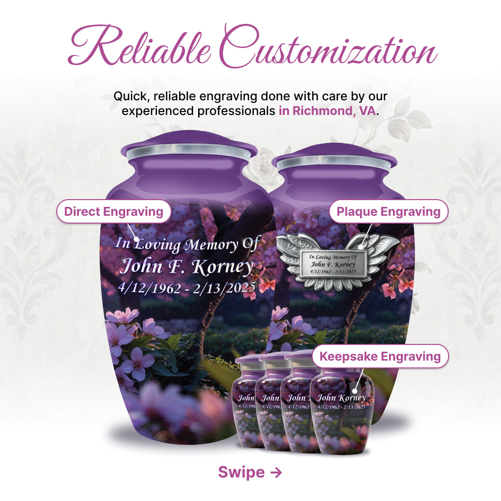 Hummingbird Image Cremation Urn