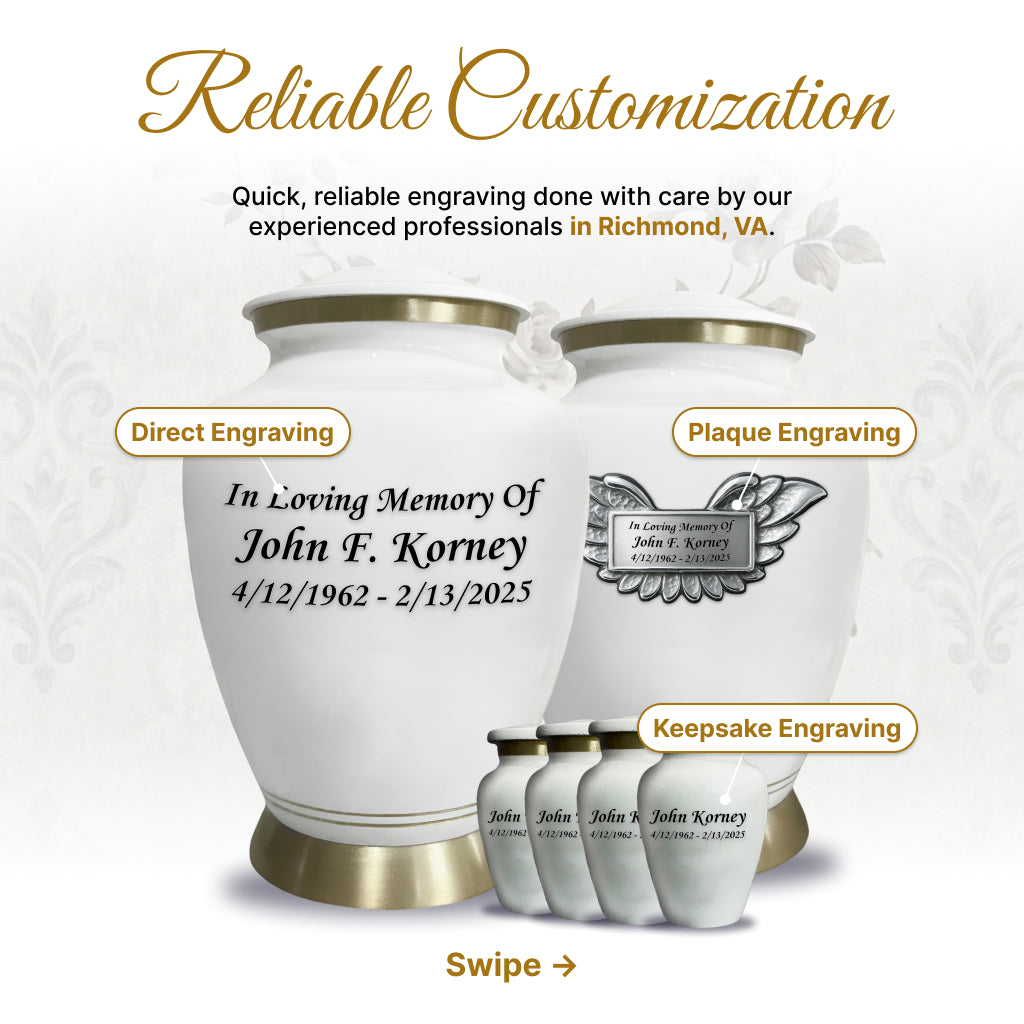 Ornate Tree of Life Motif Urn