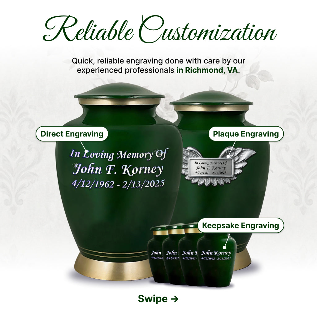 Ornate Tree of Life Motif Urn