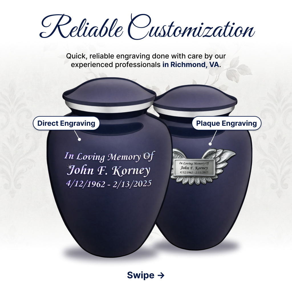 Serenity Curve Plain Urn