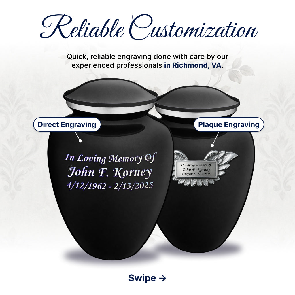 Serenity Curve Plain Urn