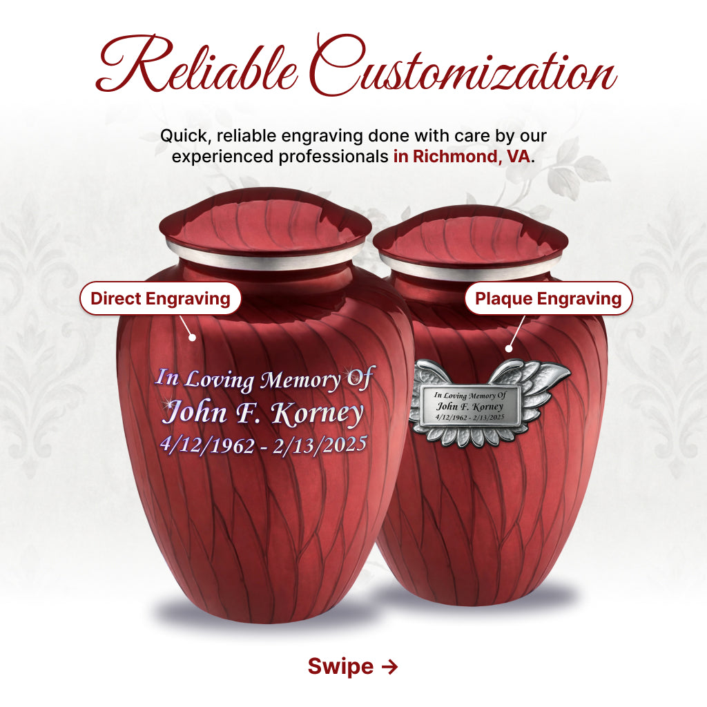 Serenity Curve Pearl Urn