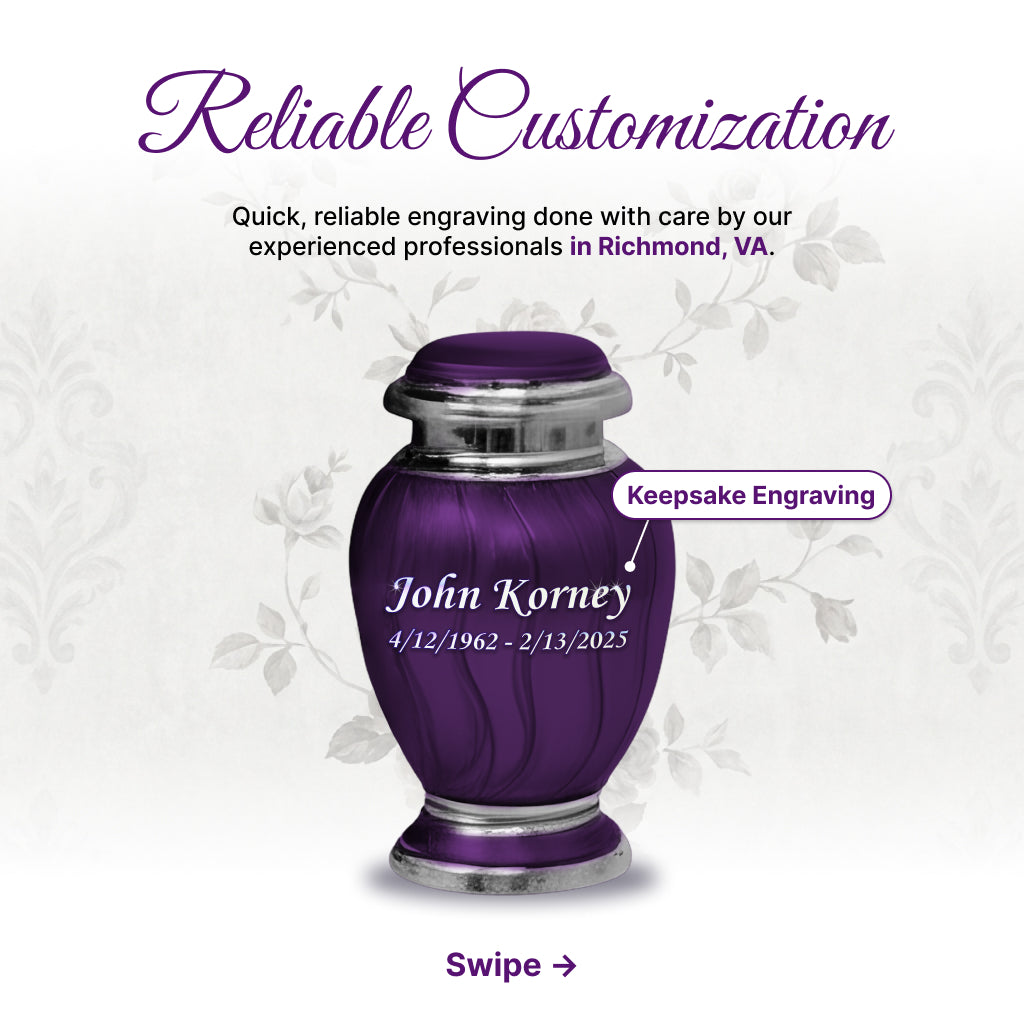 Elegant Hotep Cremation Urn