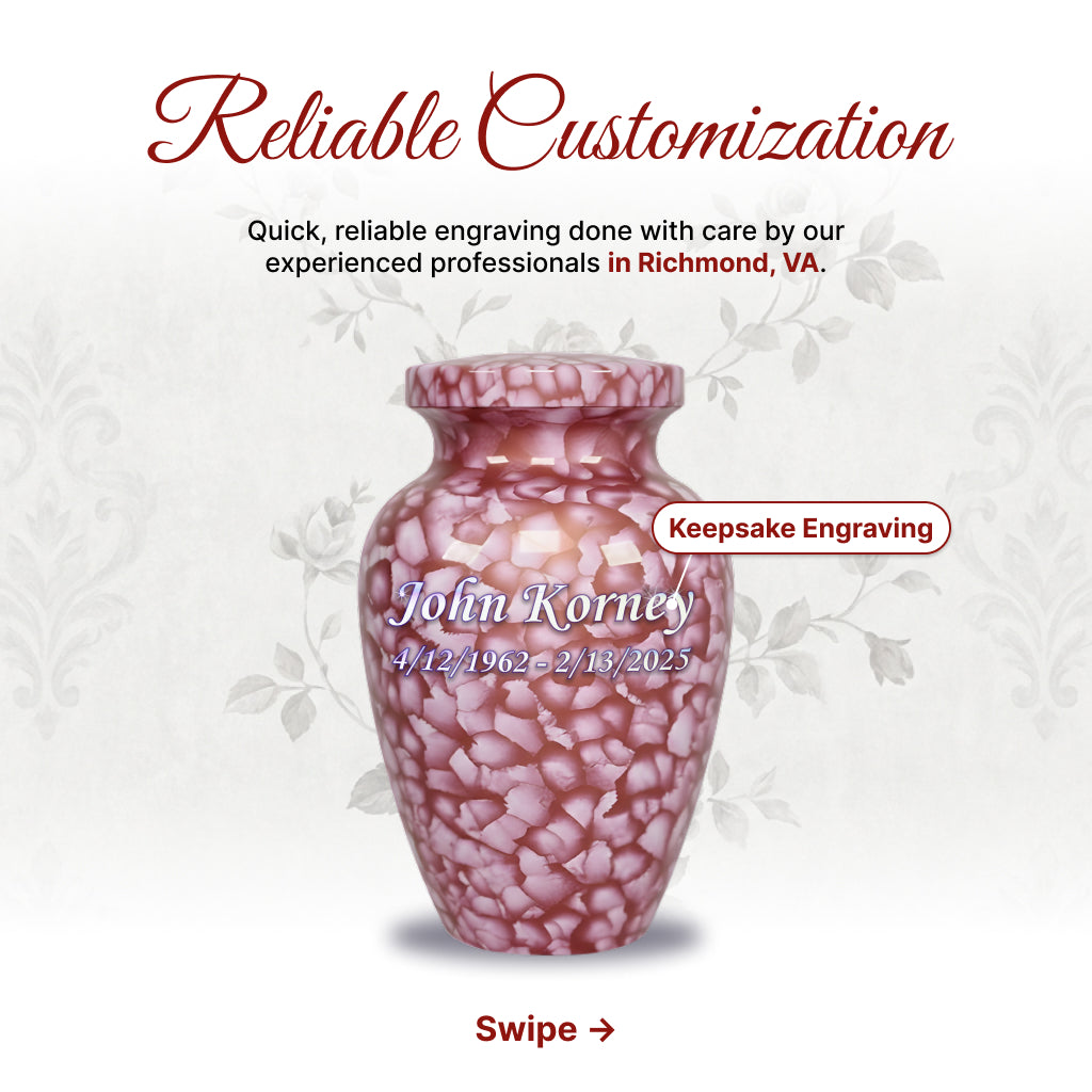 Motif Cloud Cremation Urn