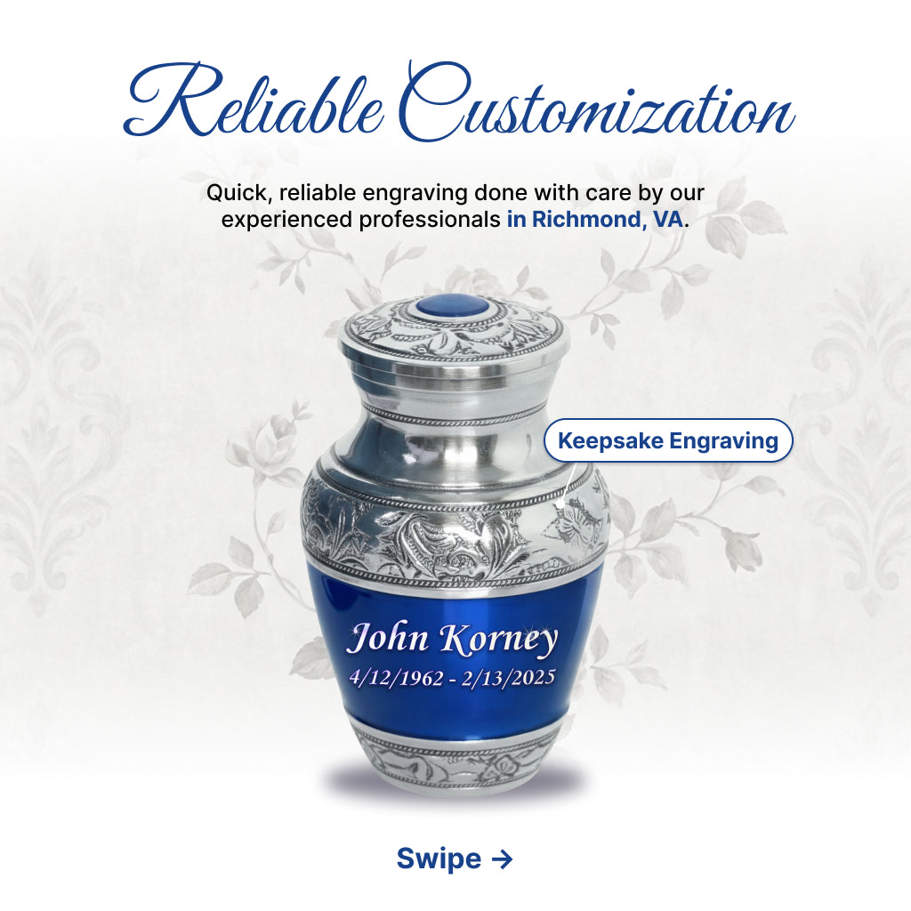 Sapphire Premium Cremation Urn