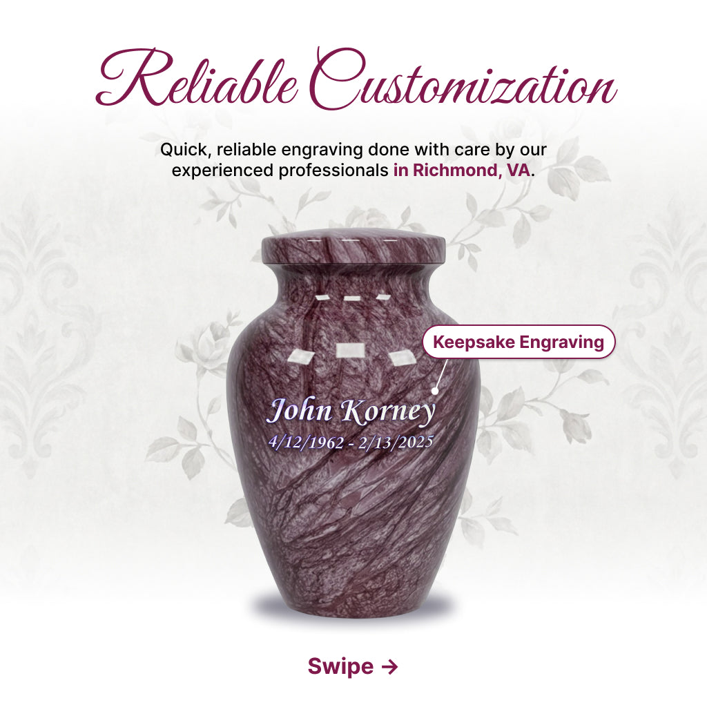 Motif Soft Feel Cremation Urn