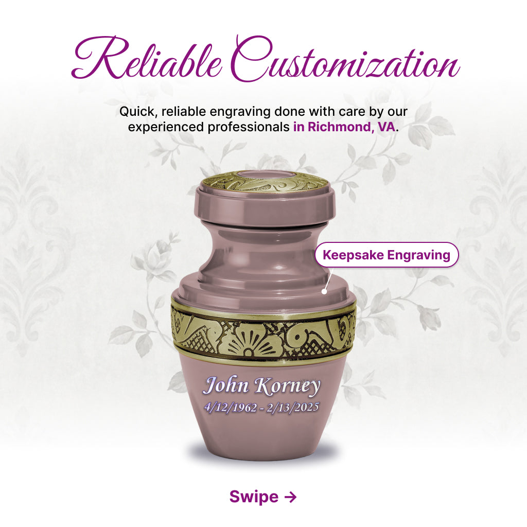 Radiant Grecian Cremation Urn