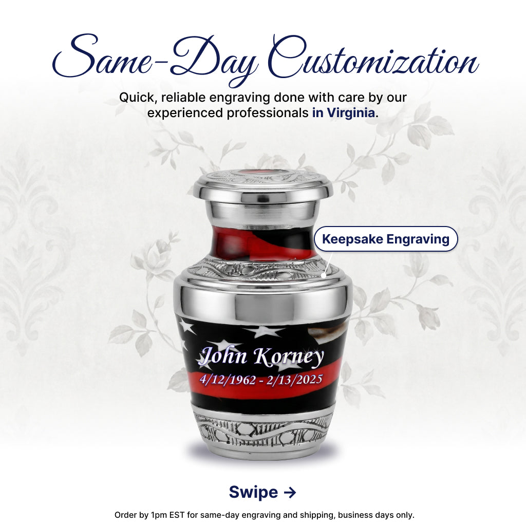 Eagle American Flag Premium Urn