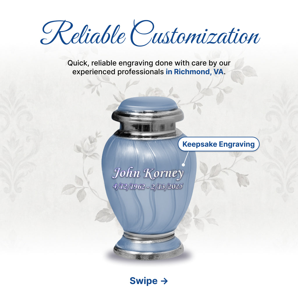 Vibrant Hotep Cremation Urn