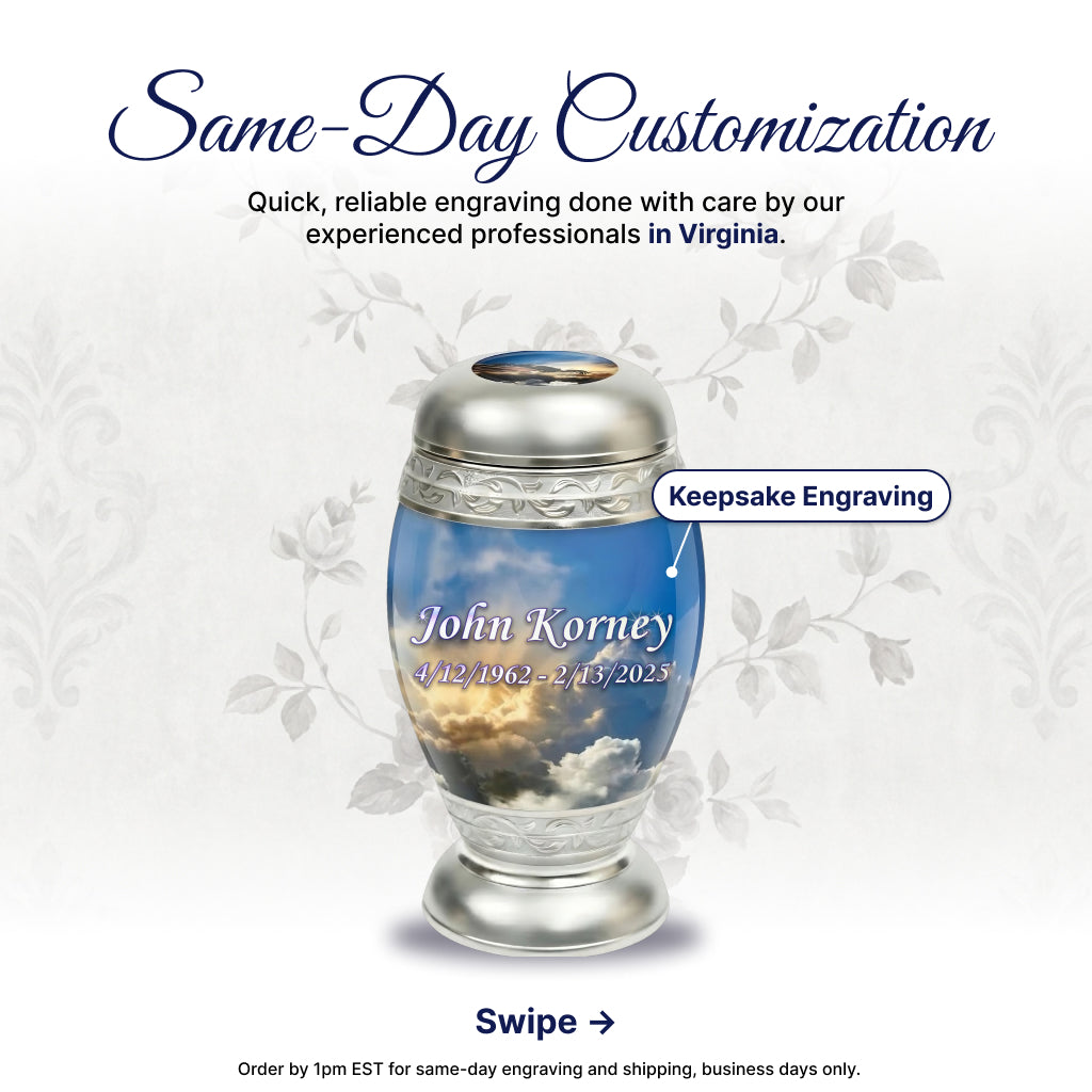 Eagle American Flag Premium Urn