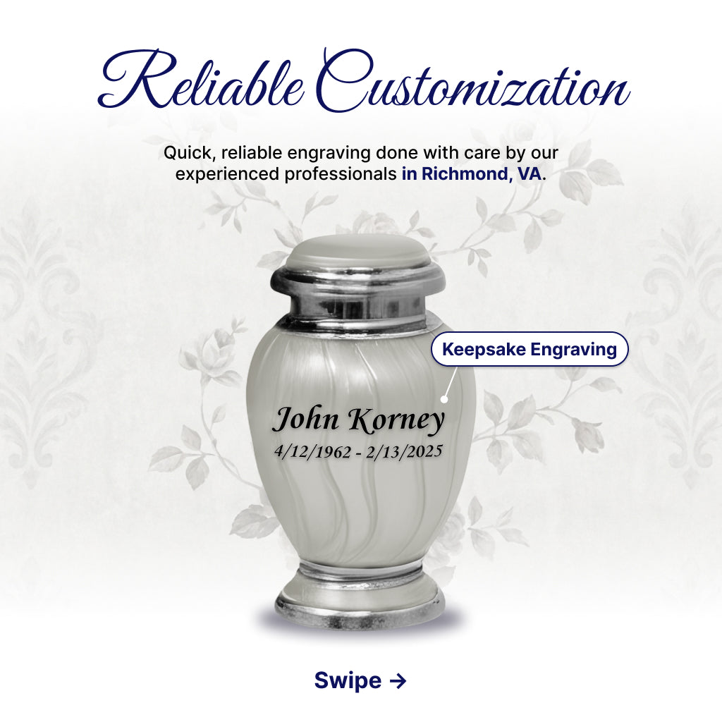 Minimalistic Hotep Cremation Urn