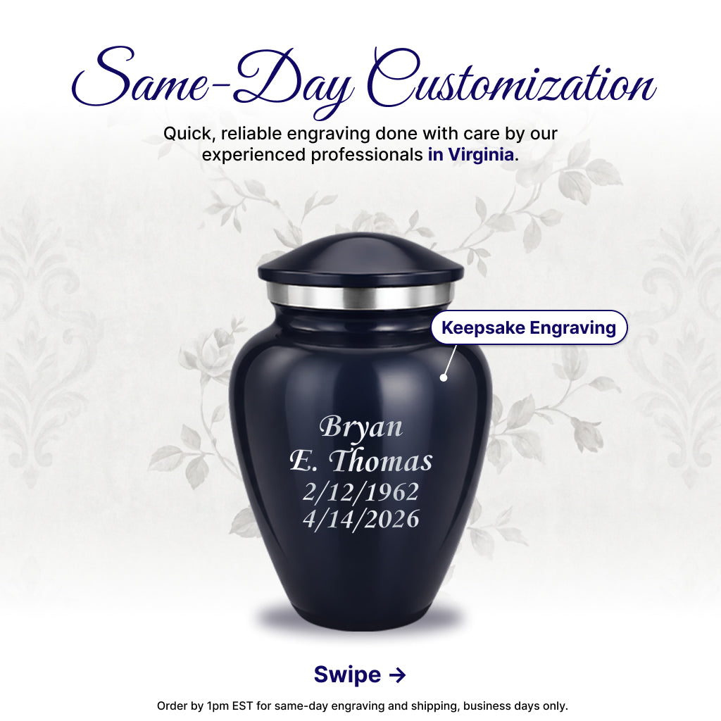 Serenity Curve Plain Urn