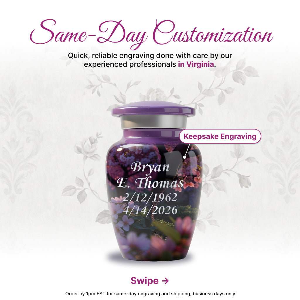 Hummingbird Image Cremation Urn