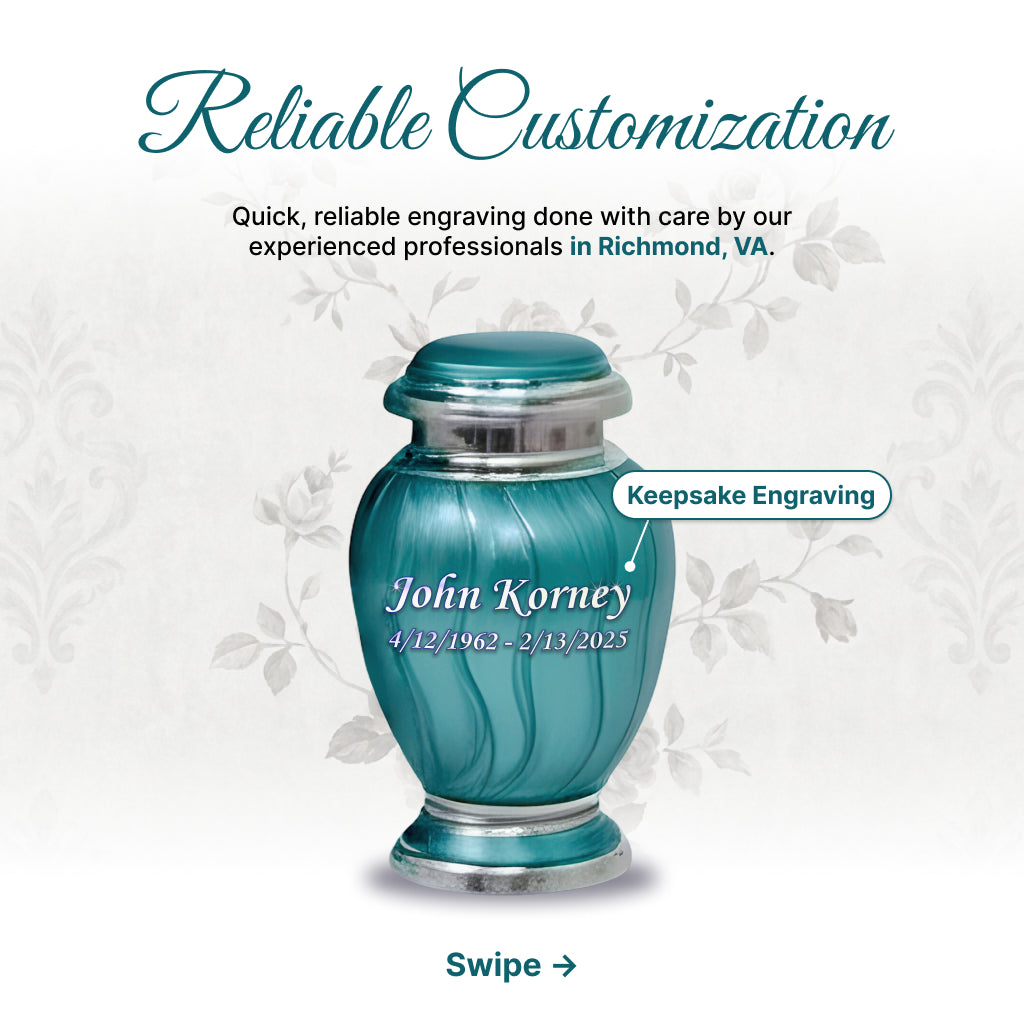 Vibrant Hotep Cremation Urn