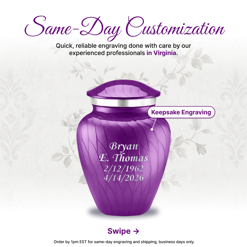 Serenity Curve Pearl Urn